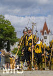 05.07.2026,  Frundsbergfest Mindelheim 2026, Historisches-Fest im Unterallgäu mit tausenden Mitwirkenden. Die Kreisstadt Mindelheim kehrt für eine Woche ins Mittelalter zurück um ihre historische Geschichte zu feiern. Historischer Festzug am Sonntag 5.7.2026 durch die Maximilianstrasse,  