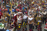 05.07.2026,  Frundsbergfest Mindelheim 2026, Historisches-Fest im Unterallgäu mit tausenden Mitwirkenden. Die Kreisstadt Mindelheim kehrt für eine Woche ins Mittelalter zurück um ihre historische Geschichte zu feiern. Historischer Festzug am Sonntag 5.7.2026 durch die Maximilianstrasse,  