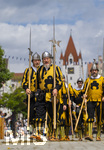 05.07.2026,  Frundsbergfest Mindelheim 2026, Historisches-Fest im Unterallgäu mit tausenden Mitwirkenden. Die Kreisstadt Mindelheim kehrt für eine Woche ins Mittelalter zurück um ihre historische Geschichte zu feiern. Historischer Festzug am Sonntag 5.7.2026 durch die Maximilianstrasse,  