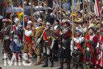 05.07.2026,  Frundsbergfest Mindelheim 2026, Historisches-Fest im Unterallgäu mit tausenden Mitwirkenden. Die Kreisstadt Mindelheim kehrt für eine Woche ins Mittelalter zurück um ihre historische Geschichte zu feiern. Historischer Festzug am Sonntag 5.7.2026 durch die Maximilianstrasse,  