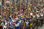 05.07.2026,  Frundsbergfest Mindelheim 2026, Historisches-Fest im Unterallgäu mit tausenden Mitwirkenden. Die Kreisstadt Mindelheim kehrt für eine Woche ins Mittelalter zurück um ihre historische Geschichte zu feiern. Historischer Festzug am Sonntag 5.7.2026 durch die Maximilianstrasse,  
