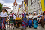 05.07.2026,  Frundsbergfest Mindelheim 2026, Historisches-Fest im Unterallgäu mit tausenden Mitwirkenden. Die Kreisstadt Mindelheim kehrt für eine Woche ins Mittelalter zurück um ihre historische Geschichte zu feiern. Historischer Festzug am Sonntag 5.7.2026 durch die Maximilianstrasse,  