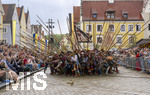 05.07.2026,  Frundsbergfest Mindelheim 2026, Historisches-Fest im Unterallgäu mit tausenden Mitwirkenden. Die Kreisstadt Mindelheim kehrt für eine Woche ins Mittelalter zurück um ihre historische Geschichte zu feiern. Historischer Festzug am Sonntag 5.7.2026 durch die Maximilianstrasse,  