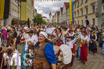 05.07.2026,  Frundsbergfest Mindelheim 2026, Historisches-Fest im Unterallgäu mit tausenden Mitwirkenden. Die Kreisstadt Mindelheim kehrt für eine Woche ins Mittelalter zurück um ihre historische Geschichte zu feiern. Historischer Festzug am Sonntag 5.7.2026 durch die Maximilianstrasse,  