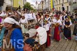 05.07.2026,  Frundsbergfest Mindelheim 2026, Historisches-Fest im Unterallgäu mit tausenden Mitwirkenden. Die Kreisstadt Mindelheim kehrt für eine Woche ins Mittelalter zurück um ihre historische Geschichte zu feiern. Historischer Festzug am Sonntag 5.7.2026 durch die Maximilianstrasse,  