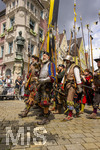 05.07.2026,  Frundsbergfest Mindelheim 2026, Historisches-Fest im Unterallgäu mit tausenden Mitwirkenden. Die Kreisstadt Mindelheim kehrt für eine Woche ins Mittelalter zurück um ihre historische Geschichte zu feiern. Historischer Festzug am Sonntag 5.7.2026 durch die Maximilianstrasse,  