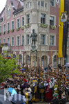 05.07.2026,  Frundsbergfest Mindelheim 2026, Historisches-Fest im Unterallgäu mit tausenden Mitwirkenden. Die Kreisstadt Mindelheim kehrt für eine Woche ins Mittelalter zurück um ihre historische Geschichte zu feiern. Historischer Festzug am Sonntag 5.7.2026 durch die Maximilianstrasse,  