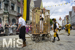 05.07.2026,  Frundsbergfest Mindelheim 2026, Historisches-Fest im Unterallgäu mit tausenden Mitwirkenden. Die Kreisstadt Mindelheim kehrt für eine Woche ins Mittelalter zurück um ihre historische Geschichte zu feiern. Historischer Festzug am Sonntag 5.7.2026 durch die Maximilianstrasse,  