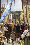 05.07.2026,  Frundsbergfest Mindelheim 2026, Historisches-Fest im Unterallgäu mit tausenden Mitwirkenden. Die Kreisstadt Mindelheim kehrt für eine Woche ins Mittelalter zurück um ihre historische Geschichte zu feiern. Historischer Festzug am Sonntag 5.7.2026 durch die Maximilianstrasse,  