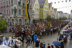 05.07.2026,  Frundsbergfest Mindelheim 2026, Historisches-Fest im Unterallgäu mit tausenden Mitwirkenden. Die Kreisstadt Mindelheim kehrt für eine Woche ins Mittelalter zurück um ihre historische Geschichte zu feiern. Historischer Festzug am Sonntag 5.7.2026 durch die Maximilianstrasse,  