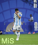 07.07.2026, Fussball Weltmeisterschaft 2026 in den USA, Achtelfinale, Argentinien - Ägypten, im Mercedes-Benz Stadium (Atlanta, GA), Lionel Messi (Argentinien) frustriert. 


