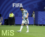 07.07.2026, Fussball Weltmeisterschaft 2026 in den USA, Achtelfinale, Argentinien - Ägypten, im Mercedes-Benz Stadium (Atlanta, GA), Lionel Messi (Argentinien) frustriert. 


