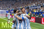 07.07.2026, Fussball Weltmeisterschaft 2026 in den USA, Achtelfinale, Argentinien - Ägypten, im Mercedes-Benz Stadium (Atlanta, GA), Jubel Argentinien, 
Enzo Fernandez (ARG).


