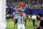 07.07.2026, Fussball Weltmeisterschaft 2026 in den USA, Achtelfinale, Argentinien - Ägypten, im Mercedes-Benz Stadium (Atlanta, GA), Jubel bei Nicolas Gonzalez (Argentinien)


