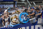 07.07.2026, Fussball Weltmeisterschaft 2026 in den USA, Achtelfinale, Argentinien - Ägypten, im Mercedes-Benz Stadium (Atlanta, GA), Fans Argentinien 


