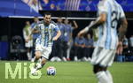 07.07.2026, Fussball Weltmeisterschaft 2026 in den USA, Achtelfinale, Argentinien - Ägypten, im Mercedes-Benz Stadium (Atlanta, GA),  Lionel Messi (Argentinien) am Ball 


