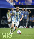 07.07.2026, Fussball Weltmeisterschaft 2026 in den USA, Achtelfinale, Argentinien - Ägypten, im Mercedes-Benz Stadium (Atlanta, GA),  Lionel Messi (Argentinien) am Ball 



