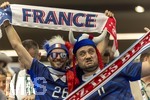 14.07.2026, Fussball Weltmeisterschaft 2026 in den USA, Halbfinale, Frankreich - Spanien, im AT&T Stadium (Dallas (Arlington)), Fans Frankreich 


