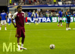 14.07.2026, Fussball Weltmeisterschaft 2026 in den USA, Halbfinale, Frankreich - Spanien, im AT&T Stadium (Dallas (Arlington)),  Lamine Yamal (Spanien) beim Aufwärmen.


