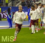 14.07.2026, Fussball Weltmeisterschaft 2026 in den USA, Halbfinale, Frankreich - Spanien, im AT&T Stadium (Dallas (Arlington)),  Dani Olmo (Spanien) beim Aufwärmen 


