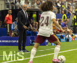 14.07.2026, Fussball Weltmeisterschaft 2026 in den USA, Halbfinale, Frankreich - Spanien, im AT&T Stadium (Dallas (Arlington)),  Trainer Luis de la Fuente (Spanien) unzufrieden am Spielfeldrand


