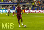 14.07.2026, Fussball Weltmeisterschaft 2026 in den USA, Halbfinale, Frankreich - Spanien, im AT&T Stadium (Dallas (Arlington)),  Lamine Yamal (Spanien) beim Aufwärmen.


