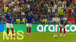 14.07.2026, Fussball Weltmeisterschaft 2026 in den USA, Halbfinale, Frankreich - Spanien, im AT&T Stadium (Dallas (Arlington)),  William Saliba (Frankreich) nachdenklich 


