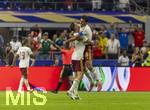 14.07.2026, Fussball Weltmeisterschaft 2026 in den USA, Halbfinale, Frankreich - Spanien, im AT&T Stadium (Dallas (Arlington)), Jubel bei Rodri (Spanien) und Fabian Ruiz (Spanien) 


