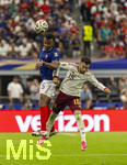 14.07.2026, Fussball Weltmeisterschaft 2026 in den USA, Halbfinale, Frankreich - Spanien, im AT&T Stadium (Dallas (Arlington)), v.li: Jules Kounde (Frankreich) gegen Alex Baena (Spanien) 



