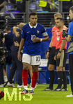 14.07.2026, Fussball Weltmeisterschaft 2026 in den USA, Halbfinale, Frankreich - Spanien, im AT&T Stadium (Dallas (Arlington)), Schlusspfiff, Frust nach dem Ausscheiden bei Kylian Mbappe (Frankreich) 


