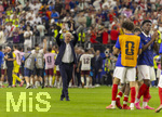 14.07.2026, Fussball Weltmeisterschaft 2026 in den USA, Halbfinale, Frankreich - Spanien, im AT&T Stadium (Dallas (Arlington)), Schlusspfiff, Frust nach dem Ausscheiden bei Trainer Didier Deschamps (Frankreich) 


