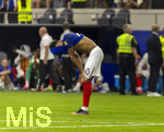 14.07.2026, Fussball Weltmeisterschaft 2026 in den USA, Halbfinale, Frankreich - Spanien, im AT&T Stadium (Dallas (Arlington)), Schlusspfiff, Frust nach dem Ausscheiden bei Desire Doue (Frankreich)  


