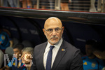 14.07.2026, Fussball Weltmeisterschaft 2026 in den USA, Halbfinale, Frankreich - Spanien, im AT&T Stadium (Dallas (Arlington)), Trainer Luis de la Fuente (Spanien) nachdenklich 


