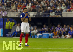 14.07.2026, Fussball Weltmeisterschaft 2026 in den USA, Halbfinale, Frankreich - Spanien, im AT&T Stadium (Dallas (Arlington)), Kylian Mbappe (Frankreich) frustriert. 
 

