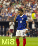 14.07.2026, Fussball Weltmeisterschaft 2026 in den USA, Halbfinale, Frankreich - Spanien, im AT&T Stadium (Dallas (Arlington)), Kylian Mbappe (Frankreich) frustriert. 
 

