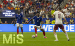 14.07.2026, Fussball Weltmeisterschaft 2026 in den USA, Halbfinale, Frankreich - Spanien, im AT&T Stadium (Dallas (Arlington)), Aurelien Tchouameni (Frankreich) am Ball 


