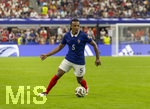 14.07.2026, Fussball Weltmeisterschaft 2026 in den USA, Halbfinale, Frankreich - Spanien, im AT&T Stadium (Dallas (Arlington)), Jules Kounde (Frankreich) am Ball 


