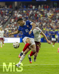 14.07.2026, Fussball Weltmeisterschaft 2026 in den USA, Halbfinale, Frankreich - Spanien, im AT&T Stadium (Dallas (Arlington)), Kylian Mbappe (Frankreich) am Ball 


