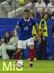 14.07.2026, Fussball Weltmeisterschaft 2026 in den USA, Halbfinale, Frankreich - Spanien, im AT&T Stadium (Dallas (Arlington)), Desire Doue (Frankreich) am Ball 


