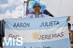 15.07.2026, Fussball Weltmeisterschaft 2026 in den USA, Halbfinale, England - Argentinien, im Mercedes-Benz Stadium (Atlanta, GA),  Fans Argentinien
 

