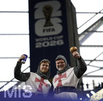 15.07.2026, Fussball Weltmeisterschaft 2026 in den USA, Halbfinale, England - Argentinien, im Mercedes-Benz Stadium (Atlanta, GA),  Fans England
 

