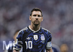 15.07.2026, Fussball Weltmeisterschaft 2026 in den USA, Halbfinale, England - Argentinien, im Mercedes-Benz Stadium (Atlanta, GA),  Lionel Messi (Argentinien)  
 

