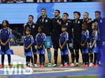 15.07.2026, Fussball Weltmeisterschaft 2026 in den USA, Halbfinale, England - Argentinien, im Mercedes-Benz Stadium (Atlanta, GA),  Aufstellung der Argentinier zur Hymne.
 

