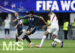 15.07.2026, Fussball Weltmeisterschaft 2026 in den USA, Halbfinale, England - Argentinien, im Mercedes-Benz Stadium (Atlanta, GA),  v.li: Lisandro Martinez (ARG) gegen Bukayo Saka (England) 
 

