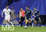 15.07.2026, Fussball Weltmeisterschaft 2026 in den USA, Halbfinale, England - Argentinien, im Mercedes-Benz Stadium (Atlanta, GA),  li: Declan Rice (England) gegen Lionel Messi (Argentinien) 
 

