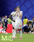 15.07.2026, Fussball Weltmeisterschaft 2026 in den USA, Halbfinale, England - Argentinien, im Mercedes-Benz Stadium (Atlanta, GA),  Elliot Anderson (ENG) frustriert.
 


