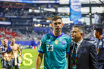 15.07.2026, Fussball Weltmeisterschaft 2026 in den USA, Halbfinale, England - Argentinien, im Mercedes-Benz Stadium (Atlanta, GA), Torwart Emiliano Martinez (Argentinien) 
 
