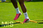 16.07.2026, Bad Wörishofen, Deutschland, 2. Bundesliga, Saison 2026/2027, Der SpVgg Greuther Fürth startet mit der zweiten Trainingseinheit in sein Sommertrainingslager in Bad Wörishofen (Unterallgäu). Der Verein bereitet sich dort auf die Saison 2026/2027 vor. Koordinationsleiter-Training