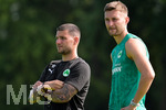 16.07.2026, Bad Wörishofen, Deutschland, 2. Bundesliga, Saison 2026/2027, Der SpVgg Greuther Fürth startet mit der zweiten Trainingseinheit in sein Sommertrainingslager in Bad Wörishofen (Unterallgäu). Der Verein bereitet sich dort auf die Saison 2026/2027 vor. Aleksandro Petrovic (SpVgg Greuther Fürth), Felix Higl (SpVgg Greuther Fürth)