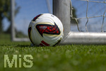 17.07.2026, Fussball 1. Bundesliga 2026/2027,  Torfabrik der offizielle Spielball von adidas für die Saison 26/27. Detailshooting, der Ball liegt auf dem Rasen.